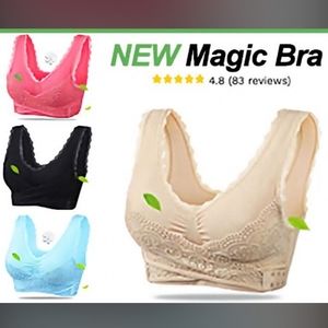 Black front crisscross bra